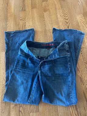 Lucky Brand Women's Dark Blue Flare Jeans